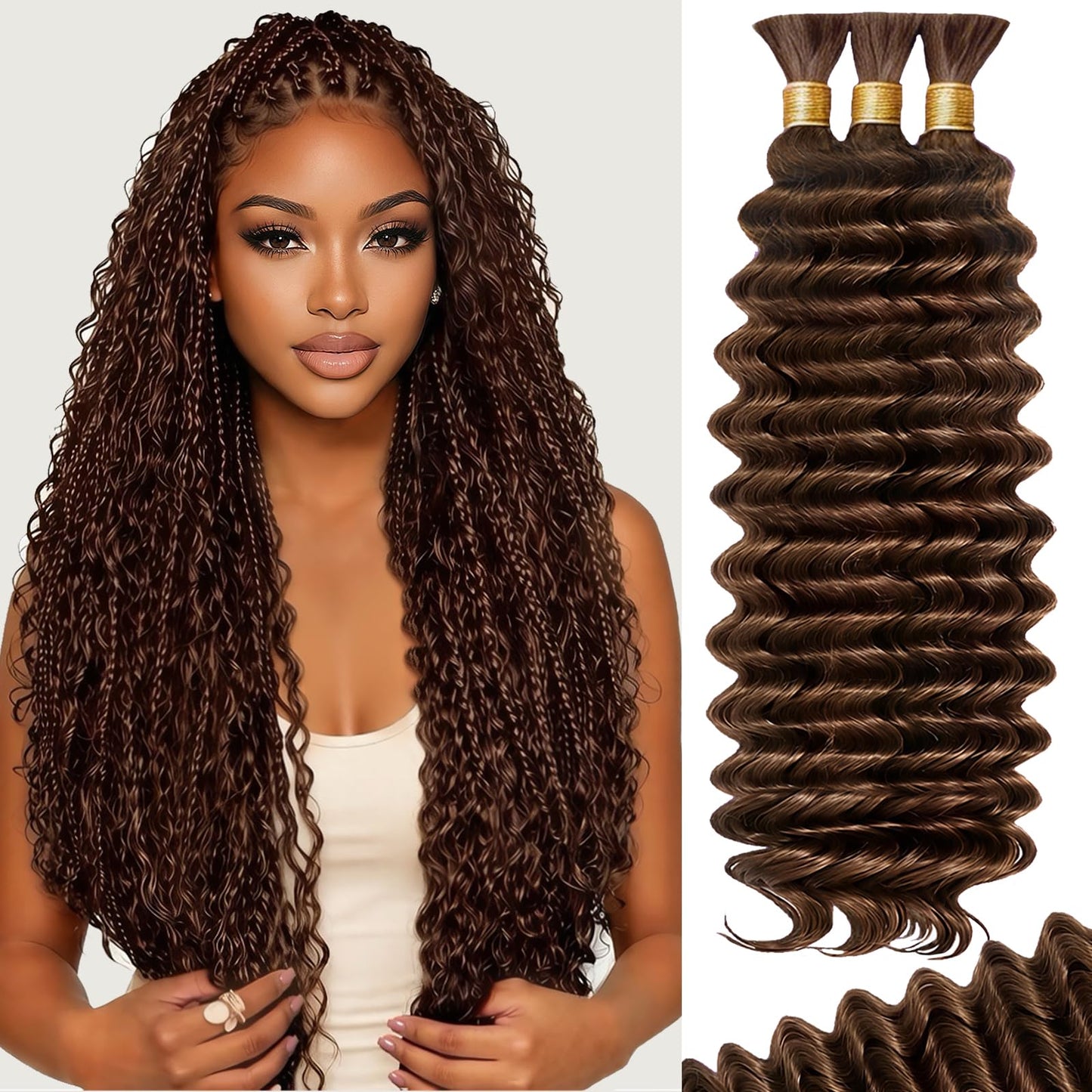 Human Braiding Hair for Boho Braids