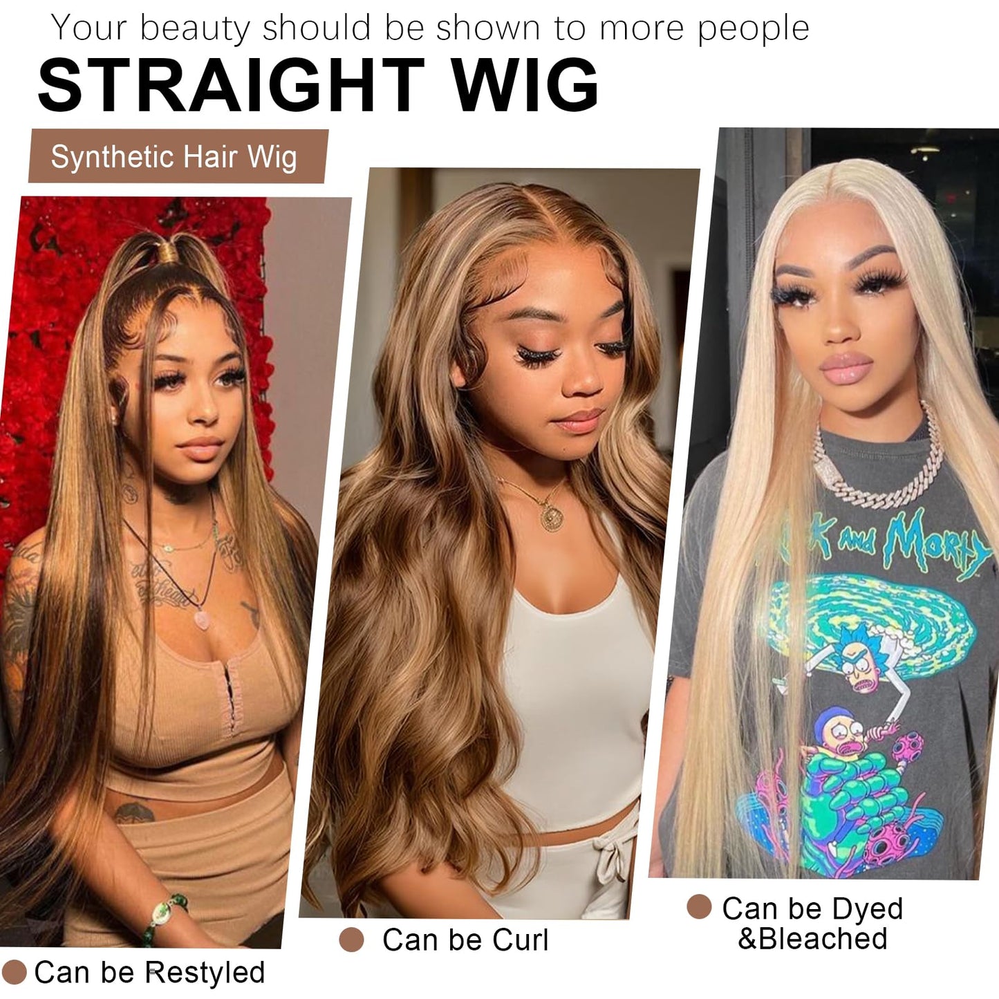 Long Straight Synthetic wig