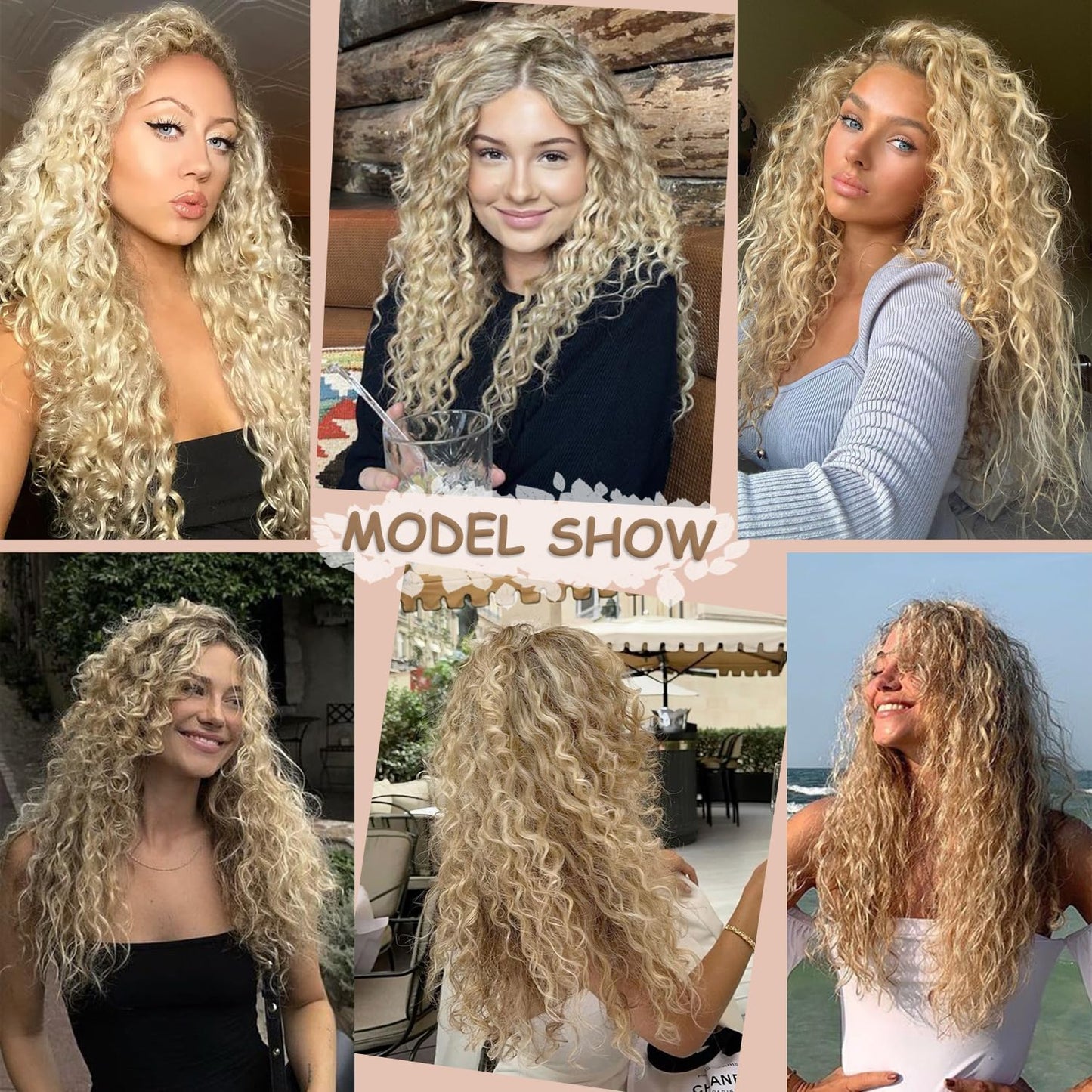 26 Inch Long Curly Wig for Women