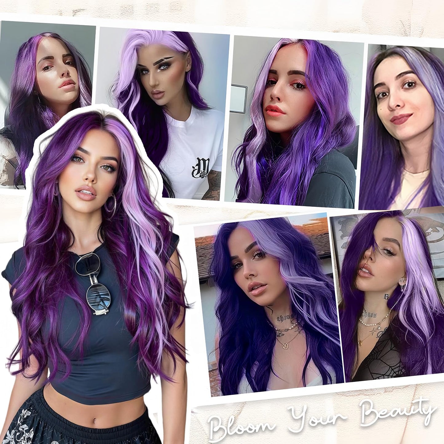 Long Straight Wig for Women, Red, Soft Smooth Hair, Natural Realistic Look, Comfortable Fit