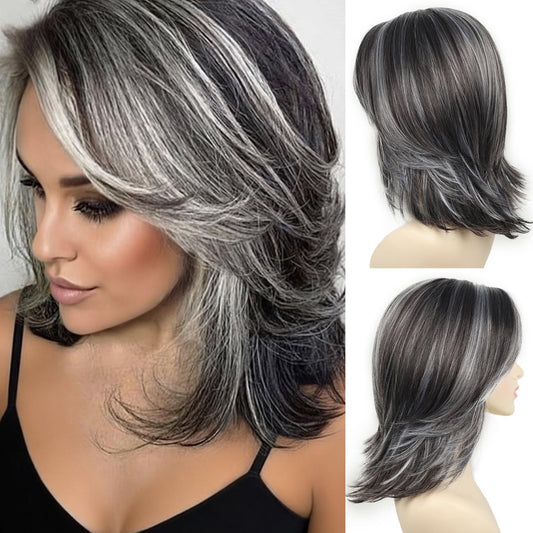Grey wig