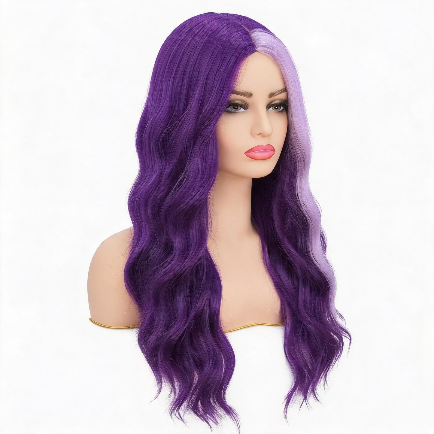 Long Straight Wig for Women, Red, Soft Smooth Hair, Natural Realistic Look, Comfortable Fit