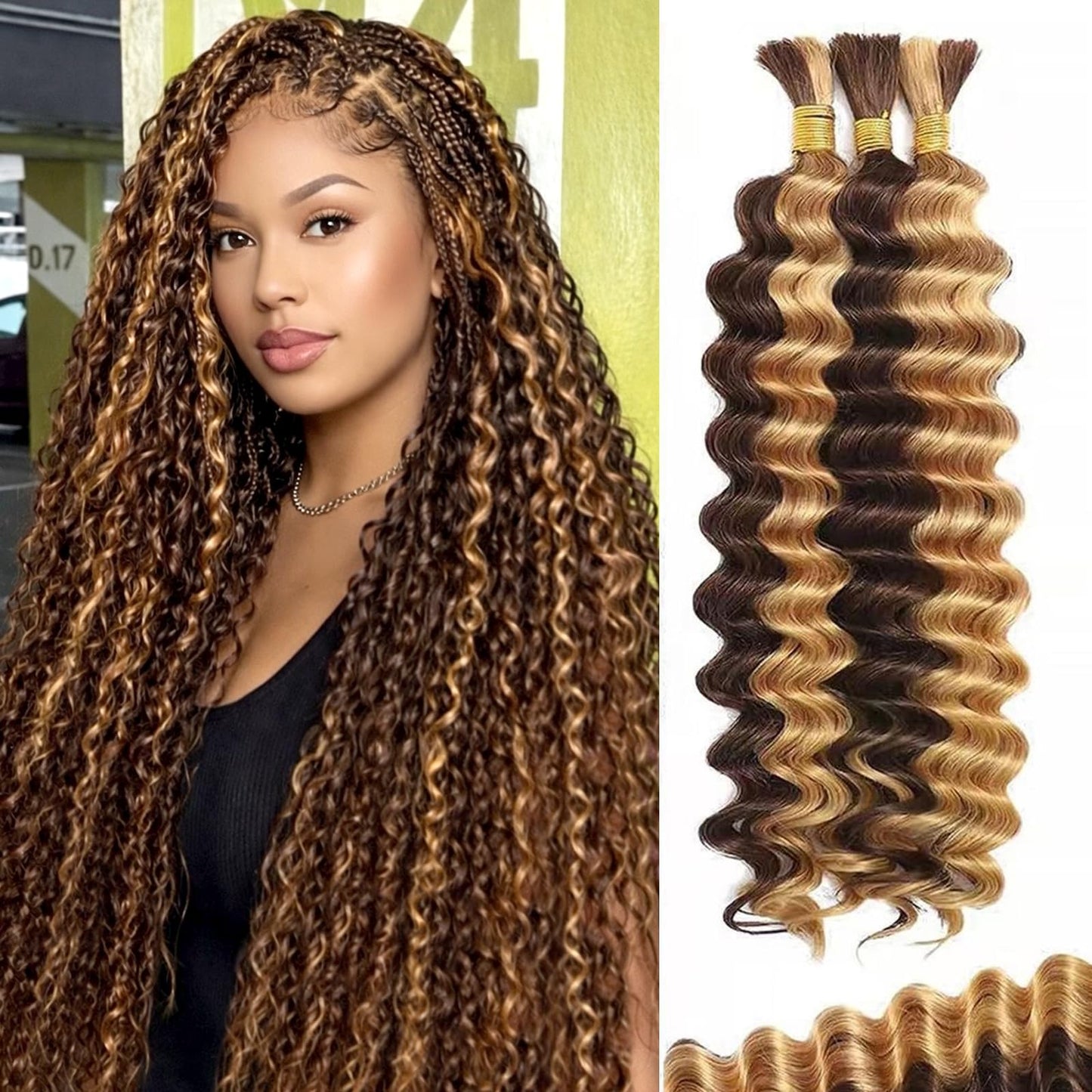 Human Braiding Hair for Boho Braids