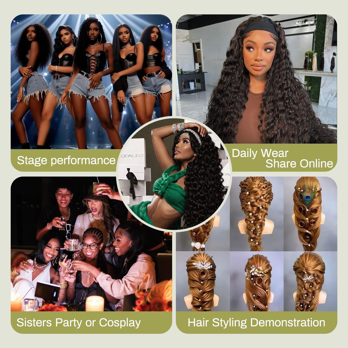 38 Inch Long Wavy Headband Wig