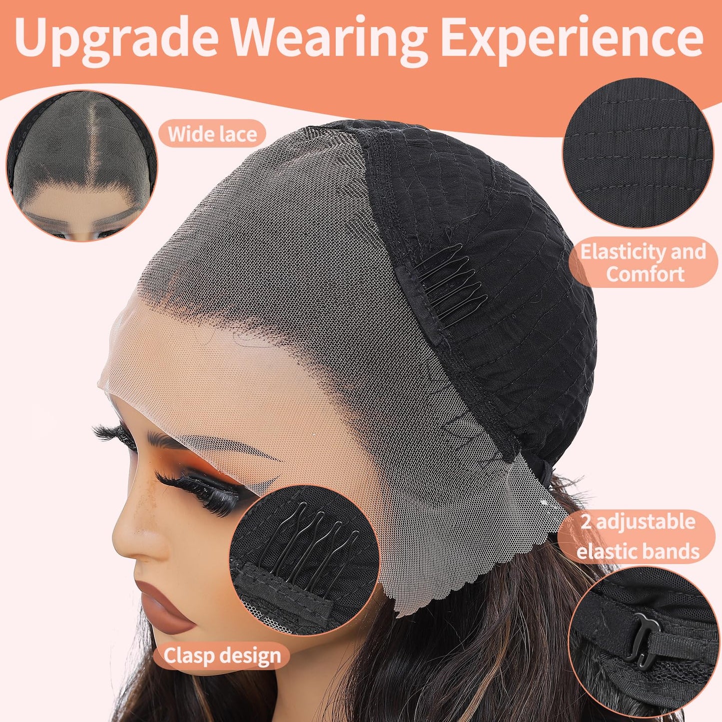 Long Wavy Synthetic Lace Front Wig