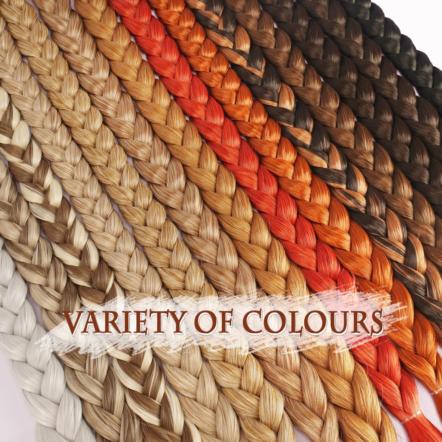 Long Braid Ponytail Extension with Hair Tie Straight Sleek Wrap Around Hair Extensions Synthetic Hair Piece Braid Pony Tail Fluffy Natural Soft Hairpieces for Women Daily Wear